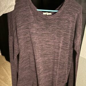 Rag & Bone Deep Purple Knit Top